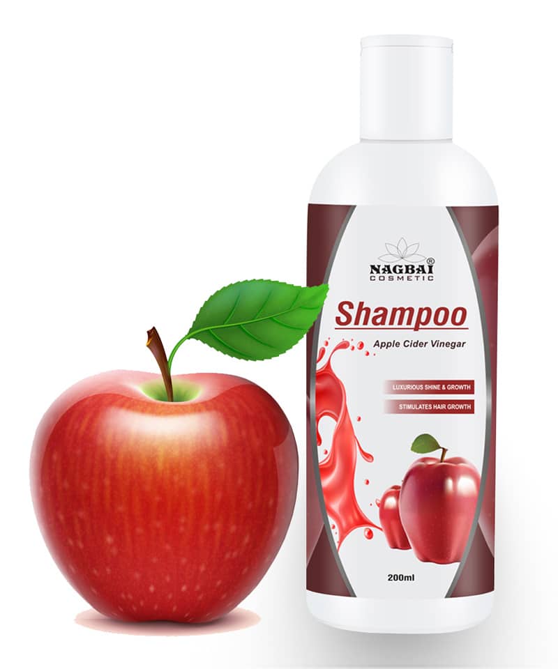 Apple Cider Vinegar Shampoo 200ml - Nagbai Cosmetic